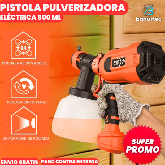 Pistola Pulverizadora de Pintura con Compresor | AeroFlex™